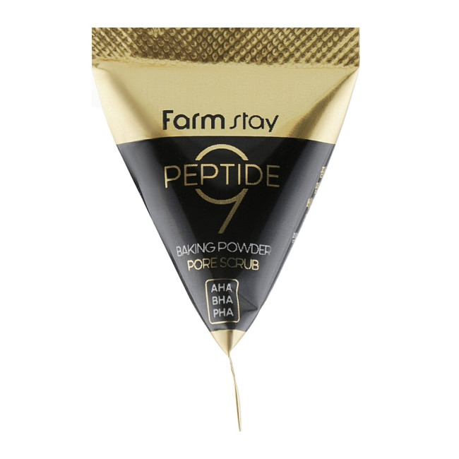 Очищающий скраб с пептидным комплексом Farmstay Peptide 9 Baking Powder Pore Scrub 7g (06.2026), фото 1 Очищающий скраб с пептидным комплексом Farmstay Peptide 9 Baking Powder Pore Scrub 7g (06.2026), фото 1